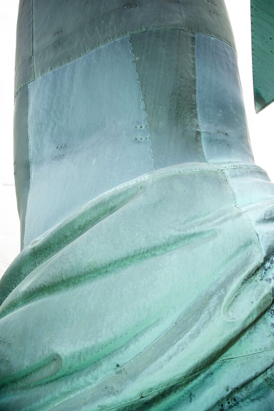 05-21 The Statues Arm That Holds The Torch From The Crown Inside The Statue Of Liberty